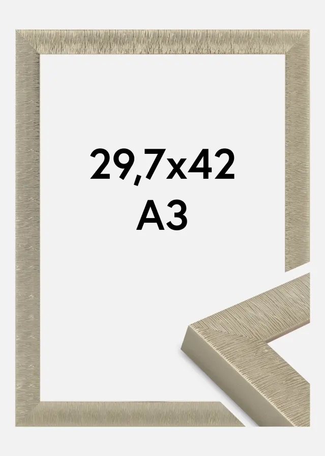 Rahmen Sahara Acrylglas Champagner 29.7x42 cm (A3)