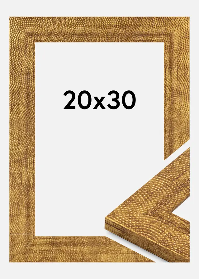 Rahmen Linea Acrylglas Gold 20x30 cm