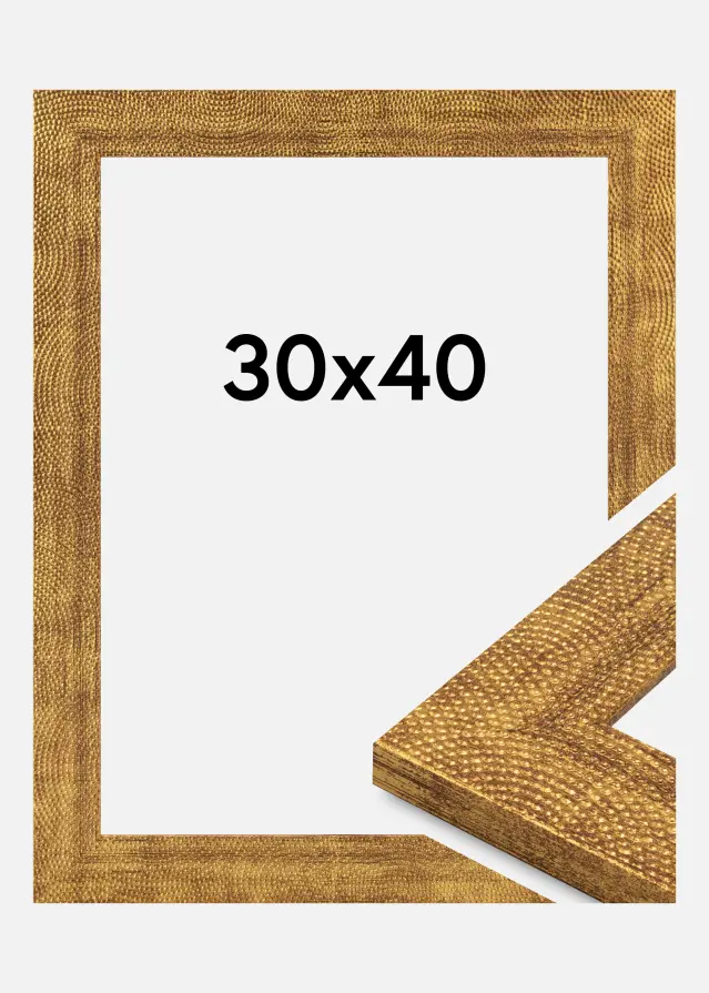 Rahmen Linea Acrylglas Gold 30x40 cm