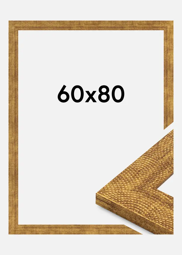 Rahmen Linea Acrylglas Gold 60x80 cm