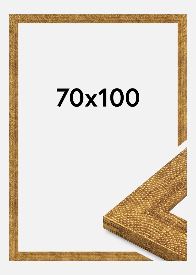Rahmen Linea Acrylglas Gold 70x100 cm