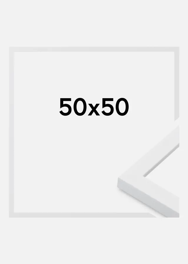 Rahmen Oban Acrylglas Weiß 50x50 cm