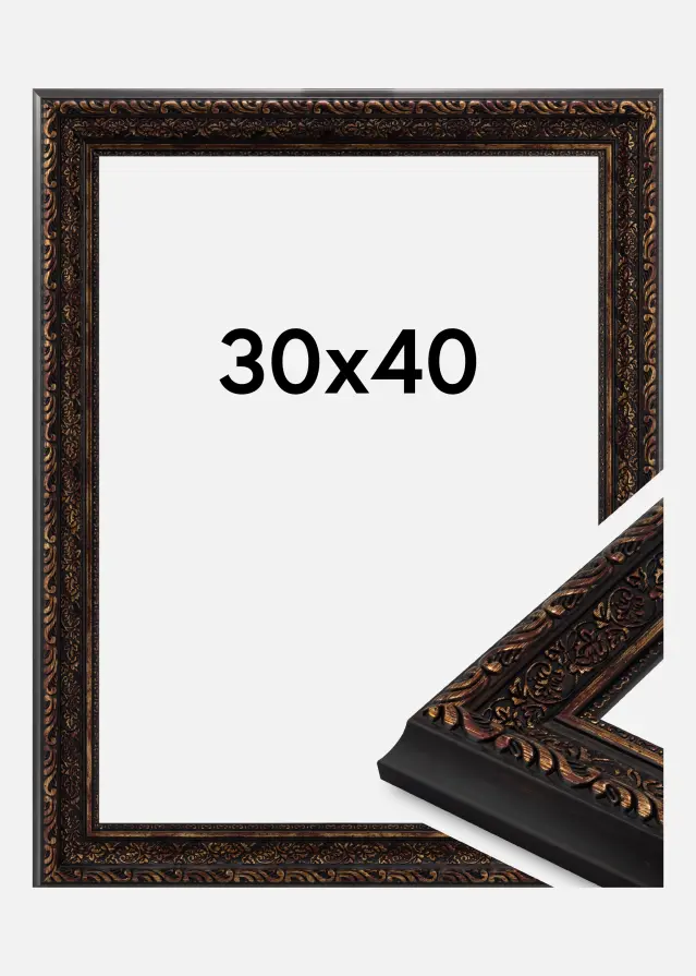 Rahmen Ornato Acrylglas Vintage Gold 30x40 cm