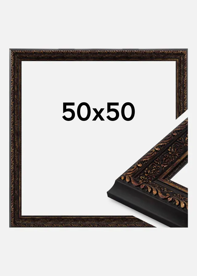 Rahmen Ornato Acrylglas Vintage Gold 50x50 cm