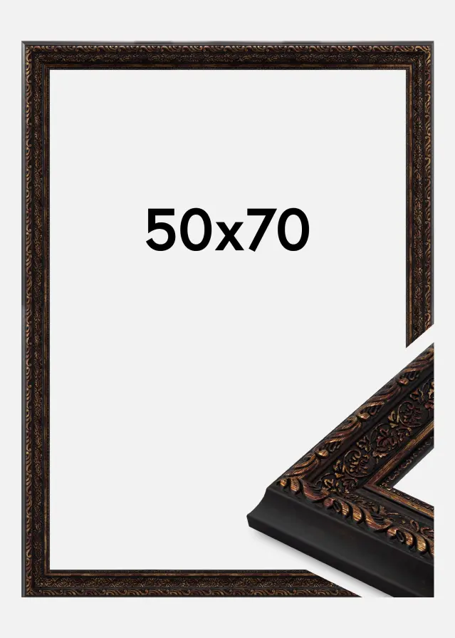 Rahmen Ornato Acrylglas Vintage Gold 50x70 cm