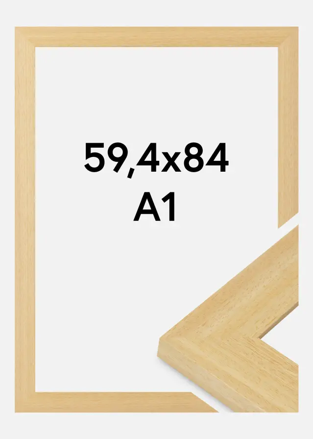 Rahmen Pembrokeshire Acrylglas Eiche 59.4x84 cm (A1)