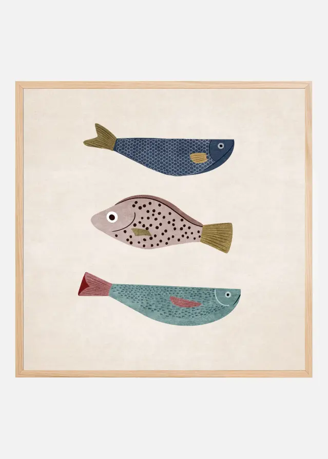 Fish Trio Delight Poster