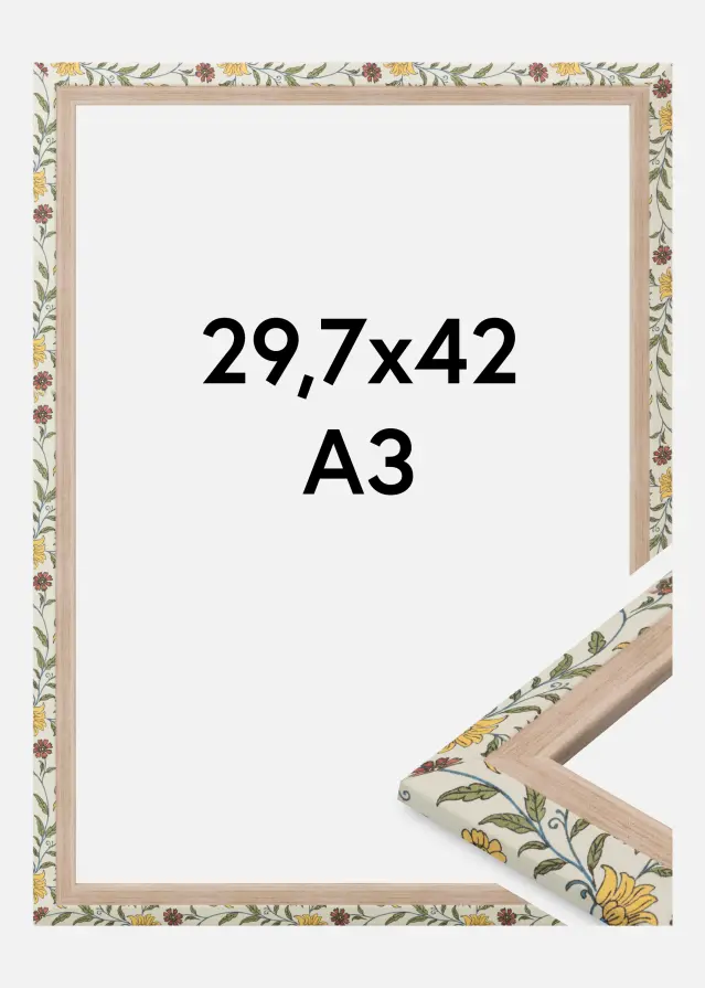 Rahmen Arco Acrylglas Blumig Eiche 29.7x42 cm (A3)