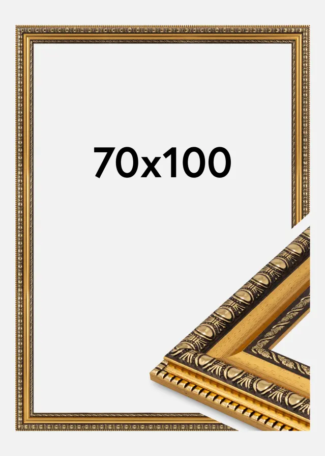 Rahmen Ornato Acrylglas Gold 70x100 cm