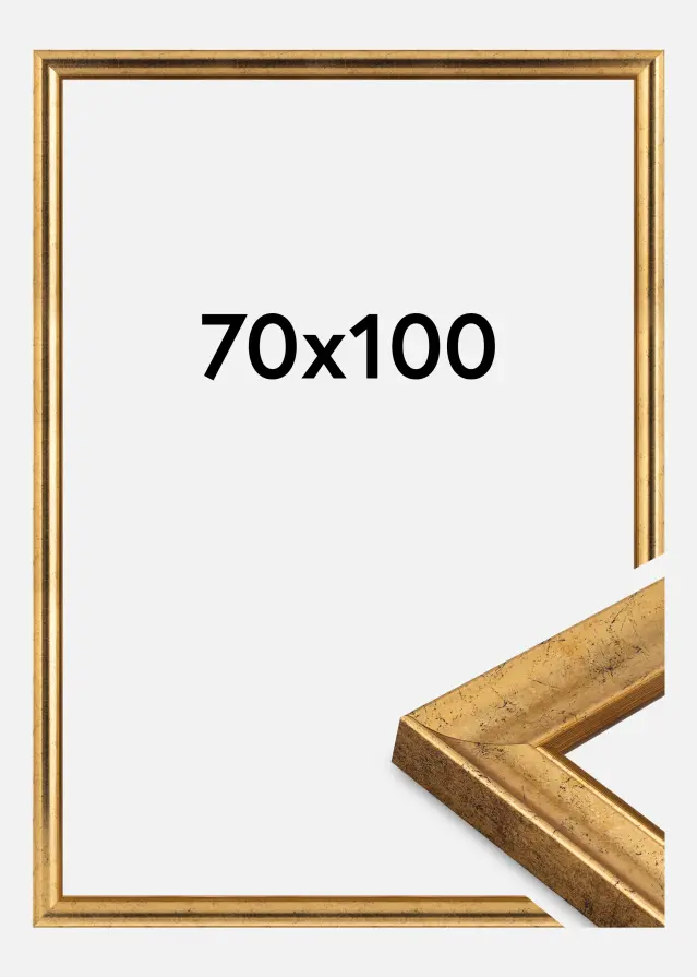 Rahmen Conca Acrylglas Gold 70x100 cm
