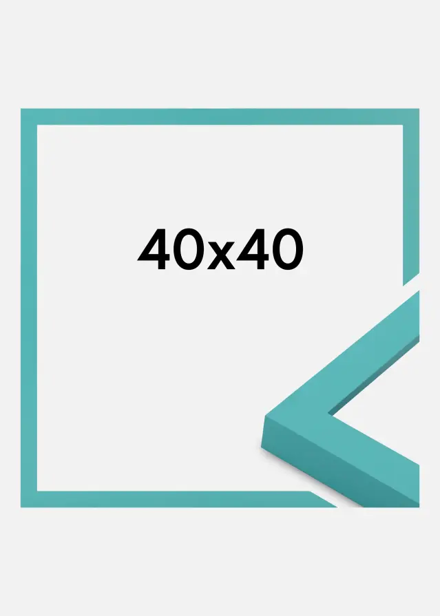 Rahmen Selection Acrylglas Aqua Blue 40x40 cm