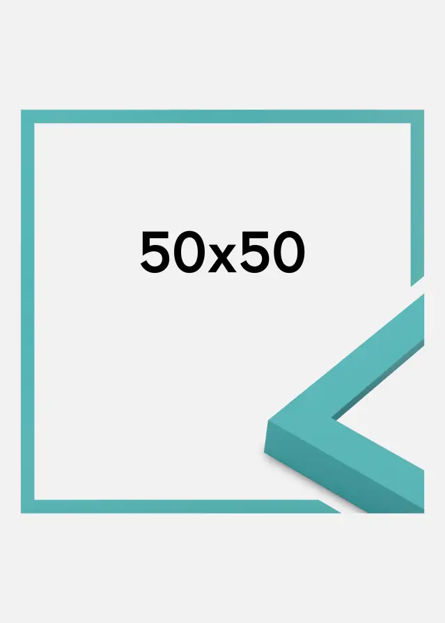 Rahmen Selection Acrylglas Aqua Blue 50x50 cm