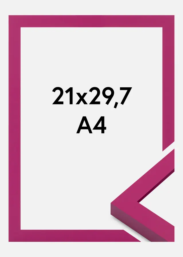 Rahmen Selection Acrylglas Bubblegum Pink 21x29.7 cm (A4)