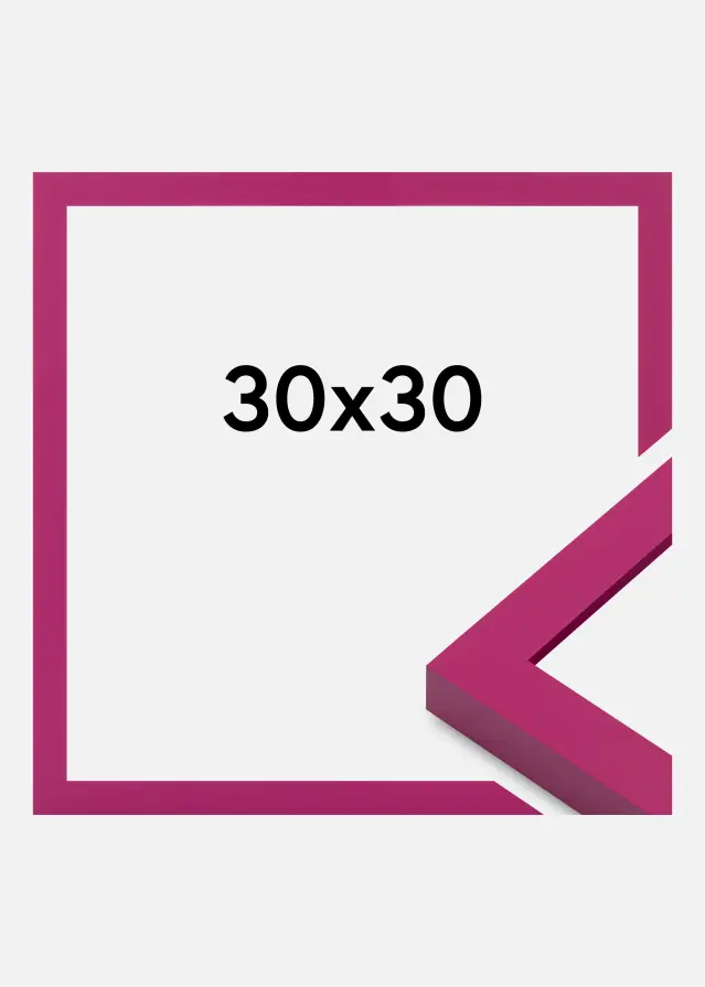 Rahmen Selection Acrylglas Bubblegum Pink 30x30 cm