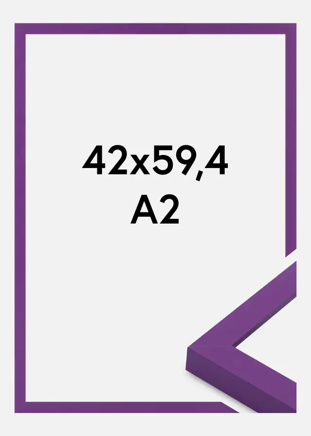 Rahmen Selection Acrylglas Deep Lilac 42x59.4 cm (A2)