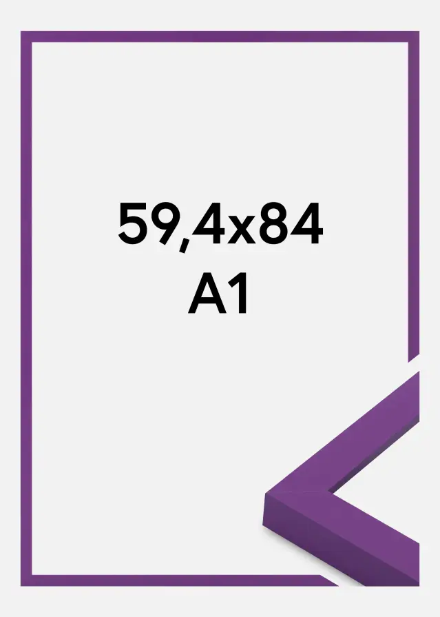 Rahmen Selection Acrylglas Deep Lilac 59.4x84 cm (A1)