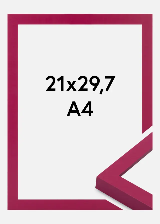 Rahmen Selection Acrylglas Hot Pink 21x29.7 cm (A4)