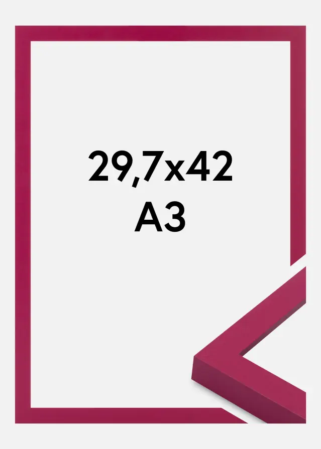 Rahmen Selection Acrylglas Hot Pink 29.7x42 cm (A3)