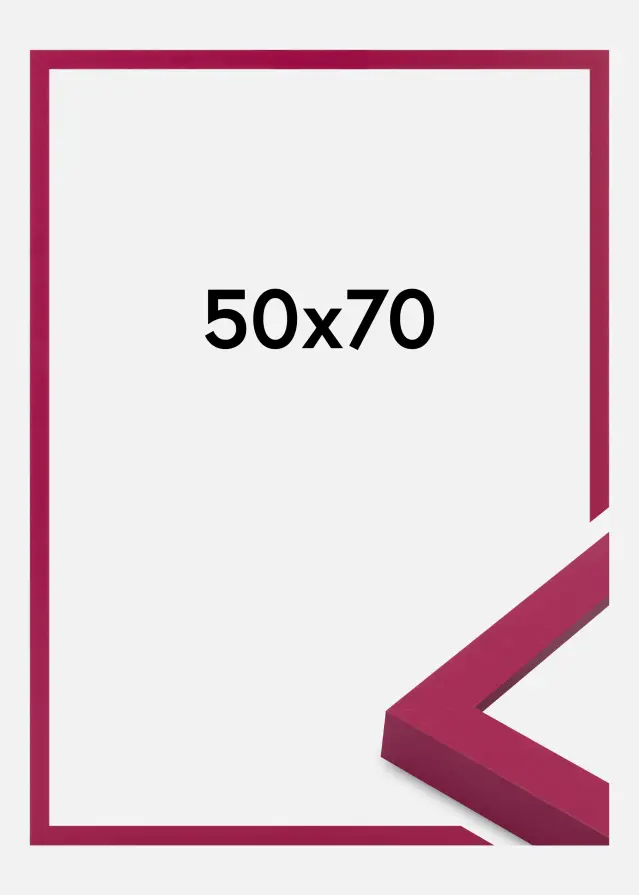 Rahmen Selection Acrylglas Hot Pink 50x70 cm