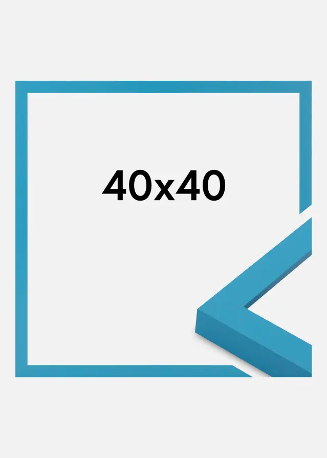 Rahmen Selection Acrylglas Light Blue 40x40 cm