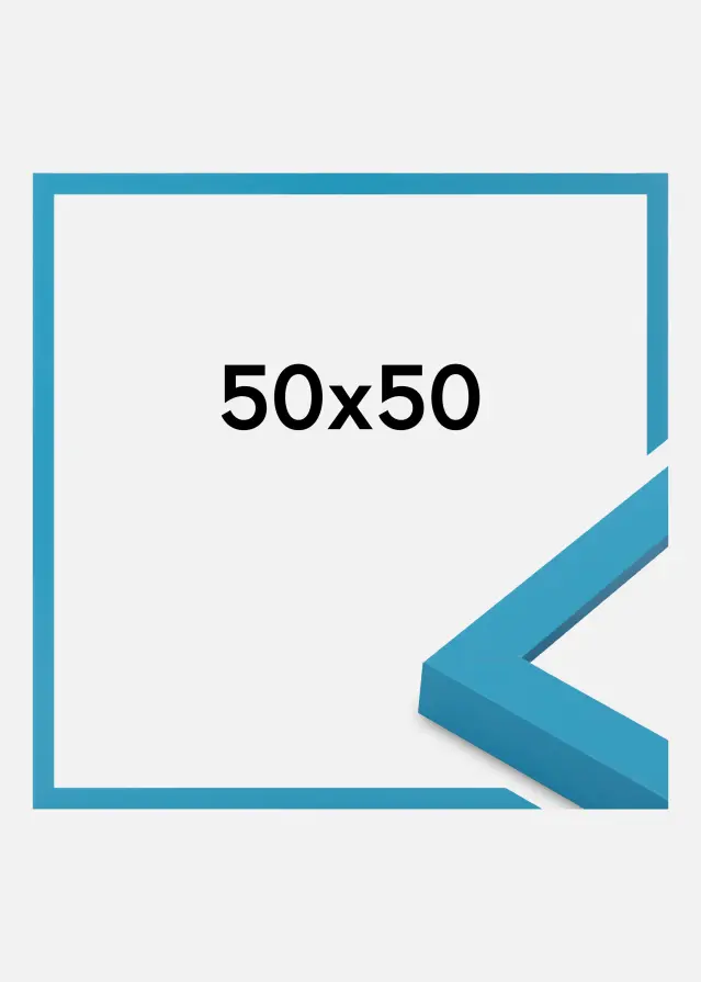 Rahmen Selection Acrylglas Light Blue 50x50 cm