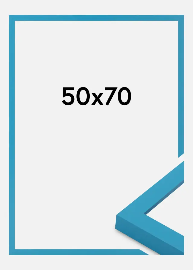 Rahmen Selection Acrylglas Light Blue 50x70 cm