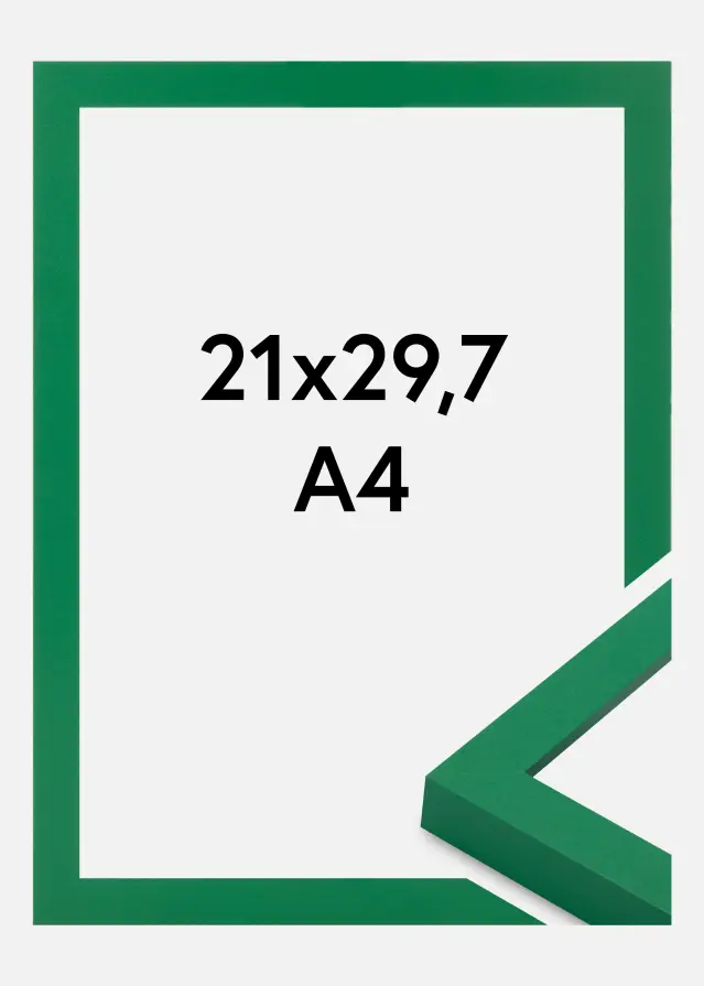 Rahmen Selection Acrylglas Light Green 21x29.7 cm (A4)