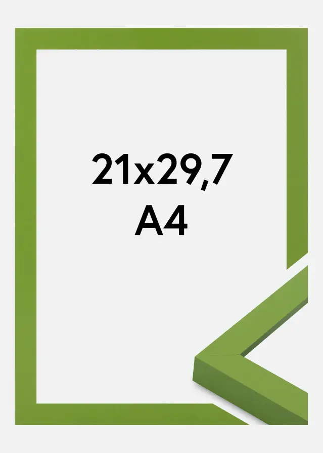 Rahmen Selection Acrylglas Lime Green 21x29.7 cm (A4)