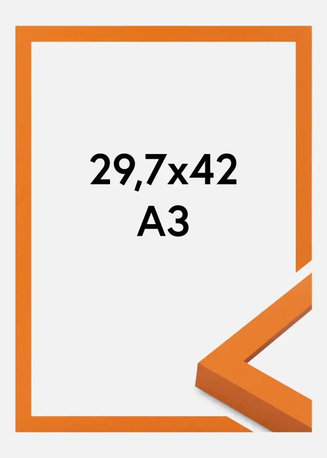 Rahmen Selection Acrylglas Orange 29.7x42 cm (A3)