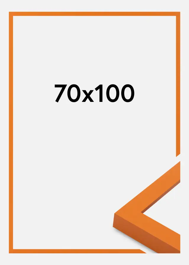 Rahmen Selection Acrylglas Orange 70x100 cm