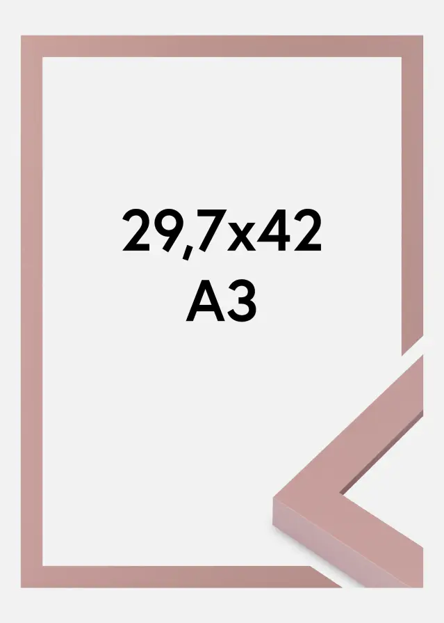 Rahmen Selection Acrylglas Peach 29.7x42 cm (A3)