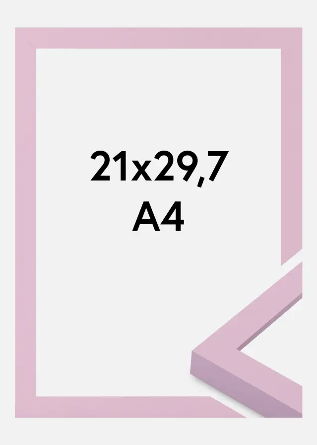 Rahmen Selection Acrylglas Pink 21x29.7 cm (A4)