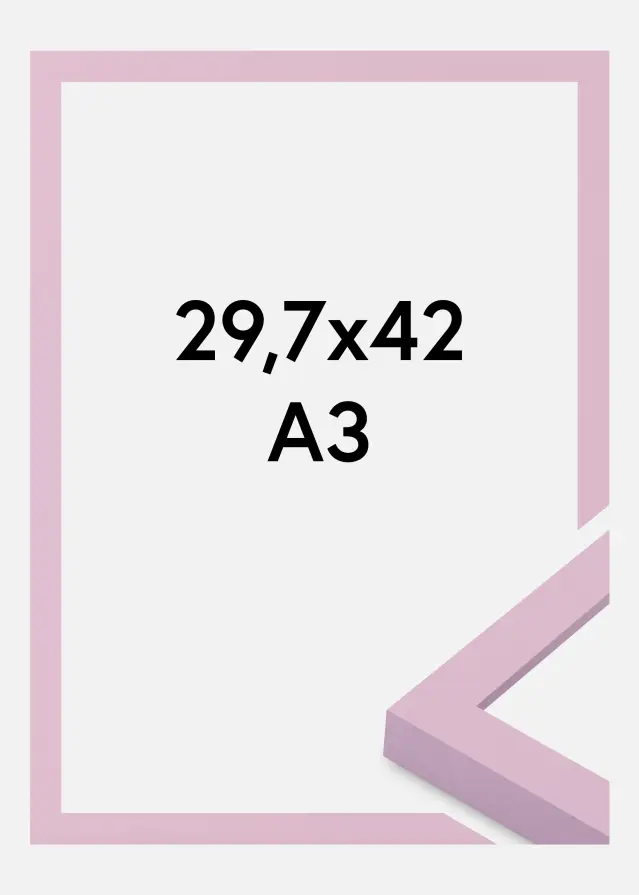 Rahmen Selection Acrylglas Pink 29.7x42 cm (A3)