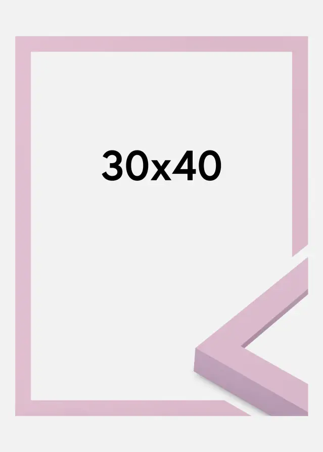 Rahmen Selection Acrylglas Pink 30x40 cm