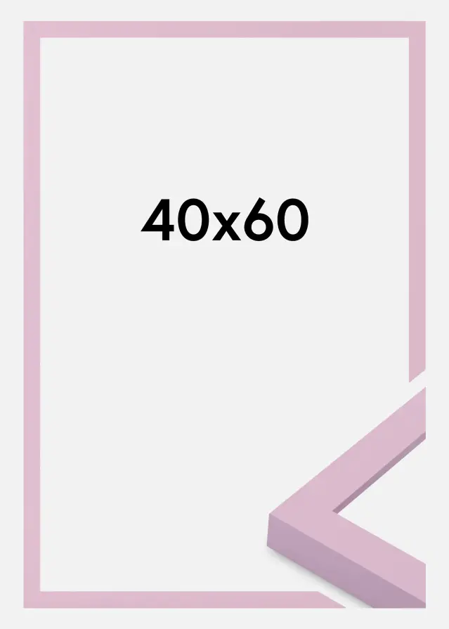 Rahmen Selection Acrylglas Pink 40x60 cm