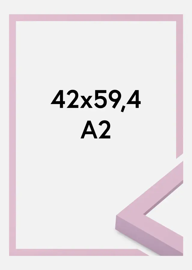 Rahmen Selection Acrylglas Pink 42x59.4 cm (A2)