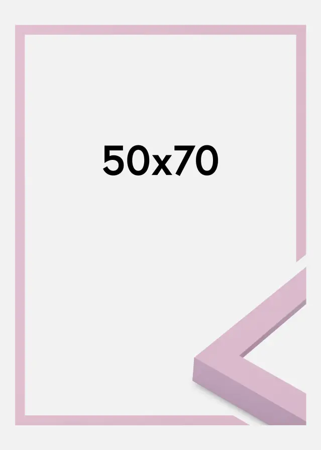 Rahmen Selection Acrylglas Pink 50x70 cm