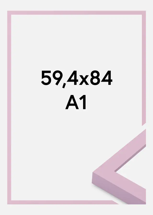 Rahmen Selection Acrylglas Pink 59.4x84 cm (A1)