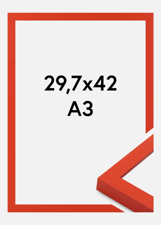 Rahmen Selection Acrylglas Red 29.7x42 cm (A3)