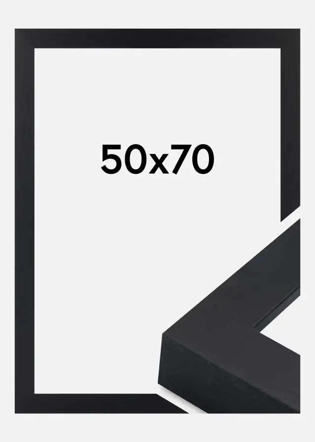 Rahmen Wells Acrylglas Schwarz 50x70 cm