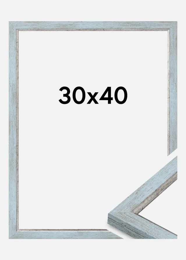 Rahmen Whitby Acrylglas Blau 30x40 cm