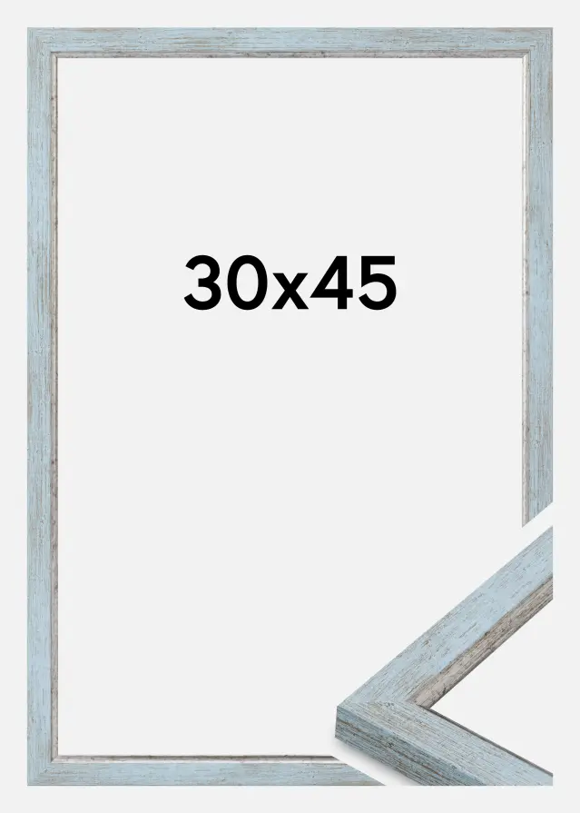 Rahmen Whitby Acrylglas Blau 30x45 cm