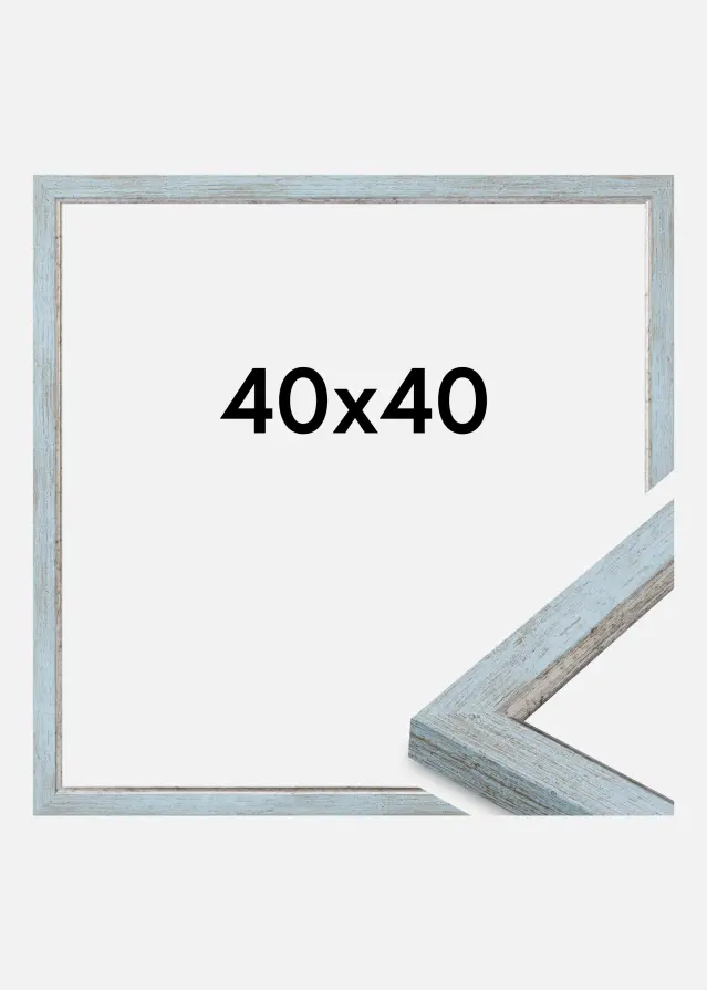 Rahmen Whitby Acrylglas Blau 40x40 cm