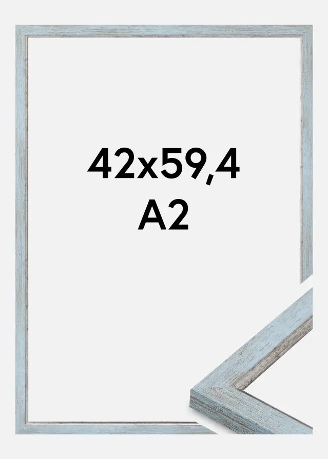 Rahmen Whitby Acrylglas Blau 42x59.4 cm (A2)