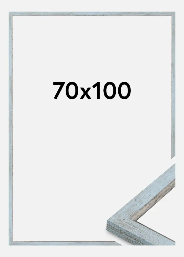 Rahmen Whitby Acrylglas Blau 70x100 cm