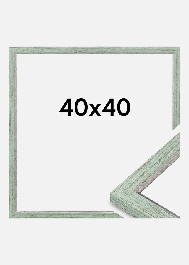 Rahmen Whitby Acrylglas Grün 40x40 cm