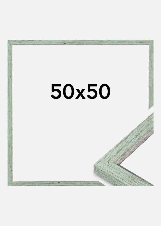 Rahmen Whitby Acrylglas Grün 50x50 cm