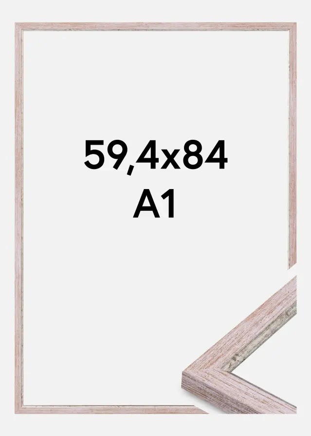 Rahmen Whitby Acrylglas Lila 59.4x84 cm (A1)