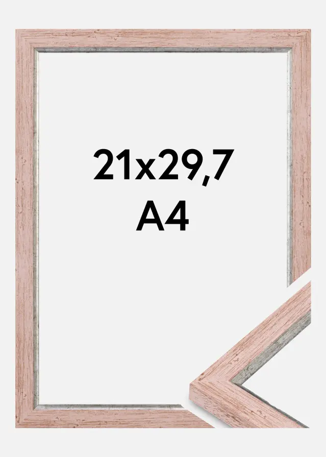 Rahmen Whitby Acrylglas Rot 21x29.7 cm (A4)