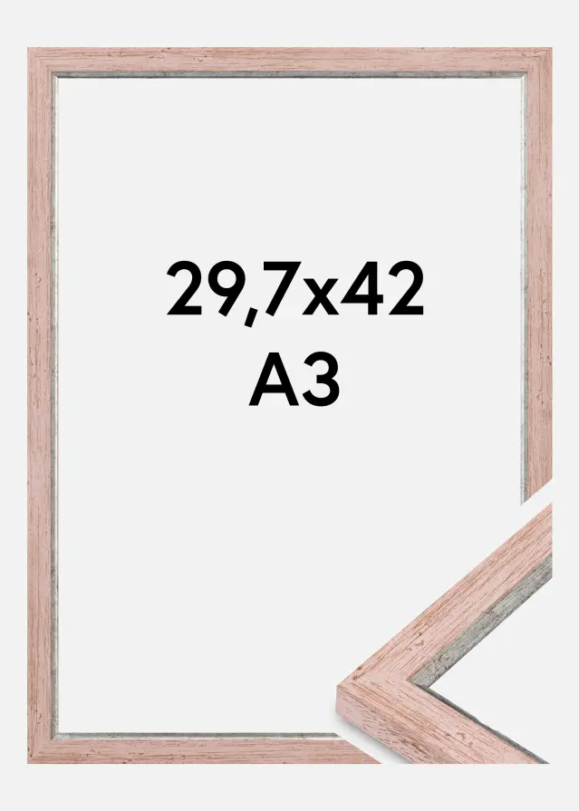 Rahmen Whitby Acrylglas Rot 29.7x42 cm (A3)